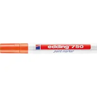 Povl Klitgaard & Co. 750 Permanent Lakmarker Oranje Medium Ronde punt - 4 mm