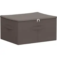 vidaXL Opbergbox Nonwoven stof 43 x 34 x 23 cm 33,6 L Grijs