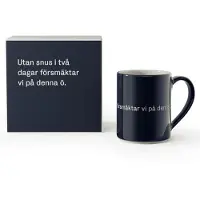 Design House Stockholm Astrid Lindgren mok, utan snus Zweedse tekst