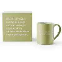 Design House Stockholm Astrid Lindgren mok, Voj, voj, så mycket onödigt.. Zweedse tekst