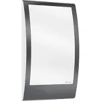 Steinel Wandlamp buiten L 22 N, zwart, Roestvrij staal, Modern, Wandlamp buiten