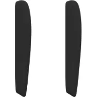 vidaXL Hoofdbord oor Zwart 80 x 23 x 6 cm Stof