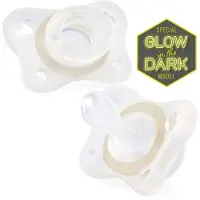 Chicco Physiologischer Beruhigungssauger PHYSIO FORMA SOFT Silikon GLOWING mini 2-6m