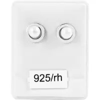 Akzent damesoorbel "Pippa" van 925 Sterlingzilver, gerhodineerd, duurzaam
