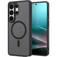 Spigen Hoesje Geschikt voor Samsung Galaxy S26 Ultra - Ultra Hybrid MagFit Case - Compatibel met MagSafe / Qi2 - Back Cover Frost Zwart