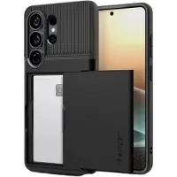 Spigen Slim Armor CS Backcover voor de Samsung Galaxy S26 Ultra - Black