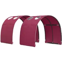 Syfax Bedtunnel 2 st Rood Polyester