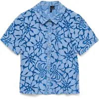 Vero Moda Blouse 'VMMIKKA' lichtblauw