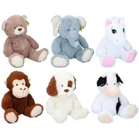 Eddy Toys Pluche Dier Zittend Ca.60cm Verschillende verschillende Polyester