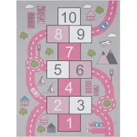 TT Home Kinderkamertapijt tapijt jongen meisje kinderkamertapijt baby antislip straat