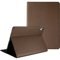 Selencia Riva Bookcase voor de Samsung Galaxy Tab S11 - Mocha Brown