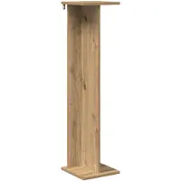 vidaXL Plantenstand Artisanaal eiken 25 x 25,5 x 100,5 cm Bewerkt hout