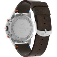 Timex Analoog horloge bruin / zilver