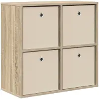 vidaXL Dressoir met lade Sonoma Eik 68,5 x 32 x 67 cm