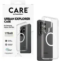 CARE by PanzerGlass Urban Explorer Case - Transparant w. - Wit Qi Samsung Galaxy S26 Ultra