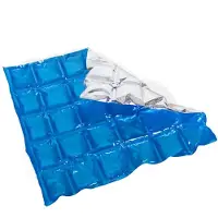 Huismerk Premium Koelelement Blauw Zilver - 28,5 x 25 cm