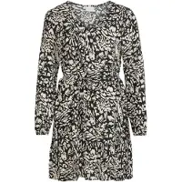 Vila VIAYA LS V-NECK PEPLUM DRESS/SU Dames Jurk - Maat 36