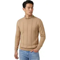 Gentiluomo Trui ronde hals beige katoen