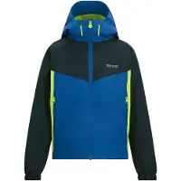 Regatta Hanleigh Waterdichte Jas voor Kinderen/Kinderen (Olympisch Blauw/Scherp Groen)