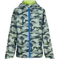 Regatta Waterdicht kinder/kinderjack Lever II Camo (Donkere storm)