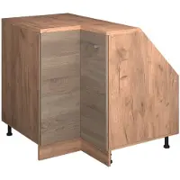 Vicco R-Line Hoekkeukenkast voor schuine wand – 75.6 cm met 1 deur, kastromp 60 cm diepte Sonoma