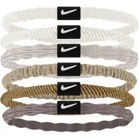 Nike Flex Haarband (Set van 6) (Wit/Grijs/Bruin/Beige)
