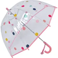 Juleeze Kinderparaplu Ø 65x65 cm Roze Kunststof Stippen