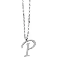 Akzent unisex ketting met hanger Kiah, zilverkleurig, duurzaam