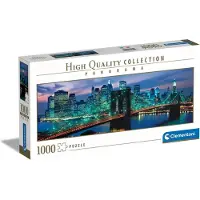 Clementoni - New York Brooklyn Bridge - High Quality Panorama Puzzle - 1.000 stukjes - 98x33cm