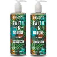 Faith In Nature - Hand Wash Coconut - 2 Pak