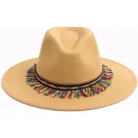HS Hoed - In 2 Kleuren - Dikke Stevige Stof met Ketting Band/Lint