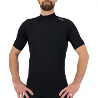 Rogelli Core Heren Fietsshirt - Korte Mouw - Korte Rits - Zwart