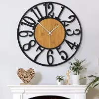 OEM Grote wandklok, 40 cm, stil, op batterijen, modern design