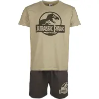 Jurassic Park Pyjama - Logo - S tot 3XL - voor Mannen - meerkleurig - Maat 3XL