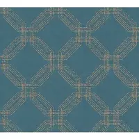 A.S. Création GRAFISCH BEHANG - Blauw Goud - AS Creation Pop Style