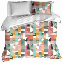 De Witte Lietaer Dekbedovertrek June Percal-260 x 200 / 220 / 240 cm | Extra Breed