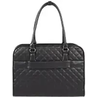 Socha Laptoptas voor dames 15,6 inch Uitneembaar laptopvak Jet Black Diamond