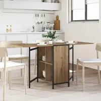 Prolenta Maison Exclusive - Eettafel, 144 x 60 x 75 cm, materiaal: houtvezel, afwerking: ambachtelijke eik