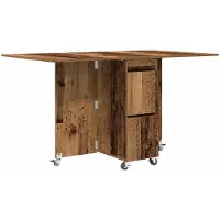 vidaXL Eettafel 140 x 80 x 77 cm Bewerkt hout Oud hout Rechthoekig