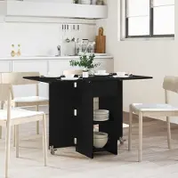 Prolenta Maison Exclusive - Eettafel, 115 x 70 x 75 cm, houtvezel, zwart eikenhout