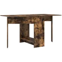 Syfax Eettafel 138 x 70 x 73,5 cm Bewerkt hout Gerookt eiken