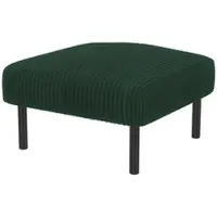 MODFU - Hocker - Cordstof - Metalen Frame - Voetbank - Beisteltafel - Emerald