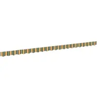 vidaXL vervangende markies volant Groen en Geel 480 x 20 cm Polyester