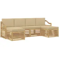 vidaXL Sofa-Sets Massief Acacia Hout