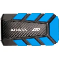 ADATA Externe SSD SD820, 1 TB, Externe SSD (zwart/blauw, USB-C 3.2 Gen 2 (10 Gbit/s))