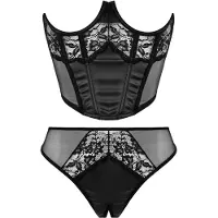 Christine le Duc Half Korset & String Tiara - L