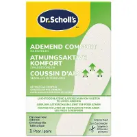 Scholl Inlegzolen Ademend Comfort – Schuim Zooltjes voor Schoenen – Comfortabele Zolen voor Dagelijks Gebruik – 1 maat