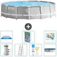 Intex Prism Frame Zwembad, rond - 427x107 cm - 6-delig, model S670