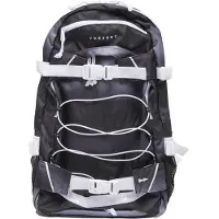 Brandit Rugzak 'Forvert Laptop Louis Pathway' zwart / wit