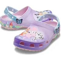 Crocs Open schoenen 'Classic Bluey' lichtblauw / lavendel / rosa / zwart